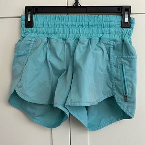 Blue lululemon shorts